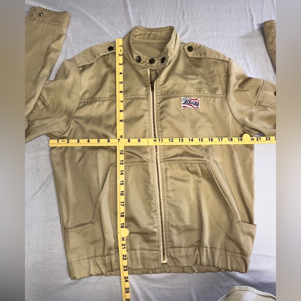 Liberty • Vintage Bomber Jacket • Khaki Size 40 - Picture 8 of 8
